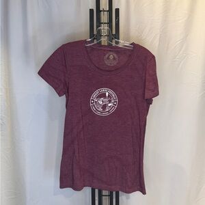 Heathered Burgundy Short Sleeve Tee